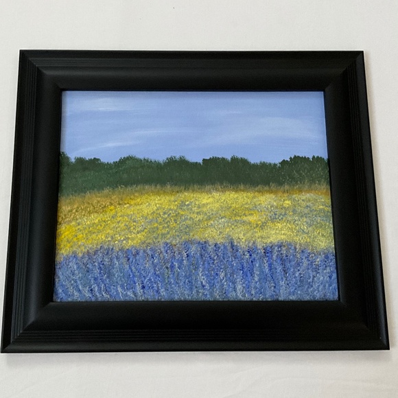Original Framed Acrylic Painting Landscape - Picture 1 of 10